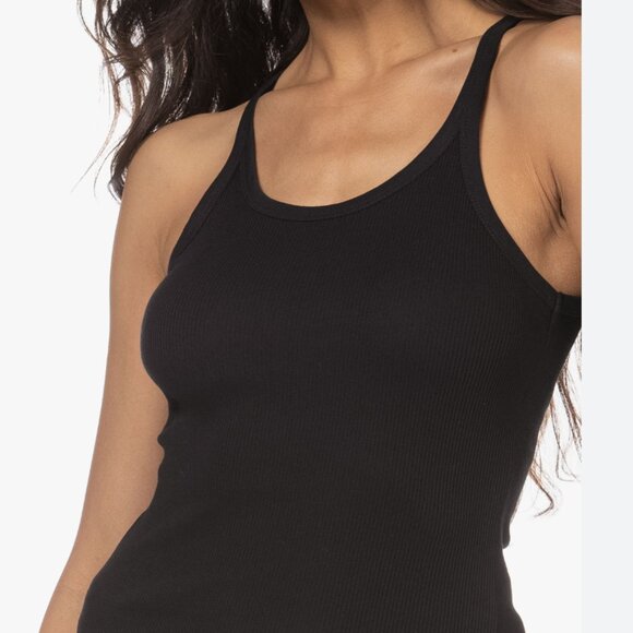 Zadig and Voltaire Alba black ribbed tank top - Picture 3 of 4